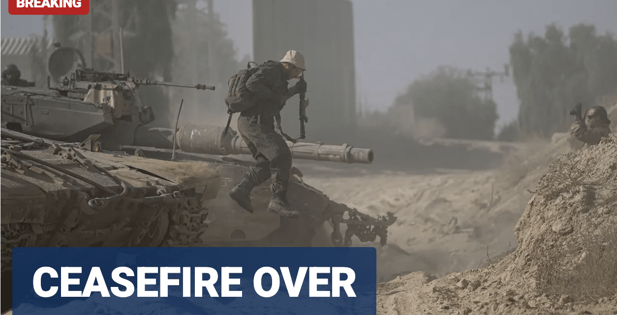 Israel ends ceasefire with Hamas and carries out strikes in Gaza after they refused to release hostages